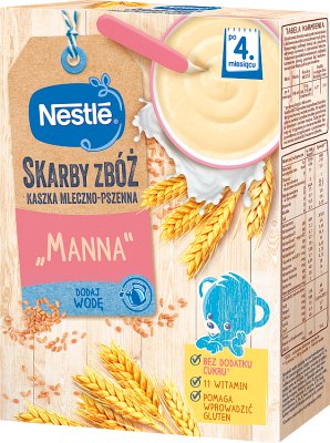 Nestlé gachas de avena con leche y trigo Manna