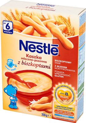 Nestle kaszka mleczno-pszenna z biszkoptami