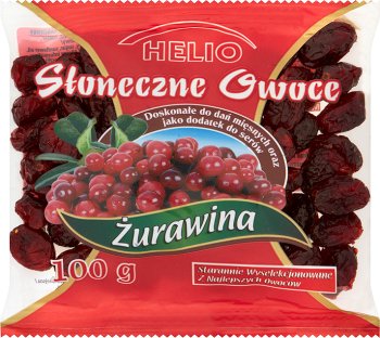 Helio Słoneczne Owoce żurawina 100 g