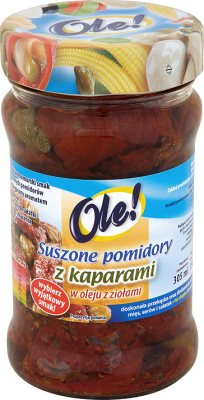 Ole! Suszone pomidory z kaparami w oleju z ziołami