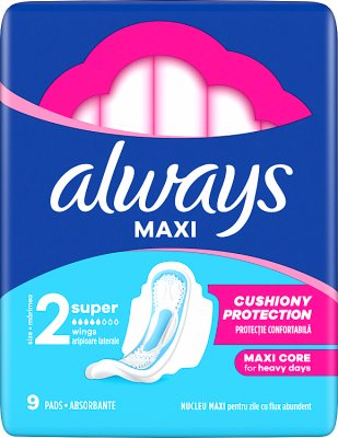 Toallas sanitarias maxis clásicas 5 gotas