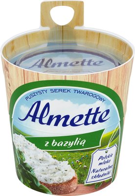 Альметте сливочный сыр с базиликом