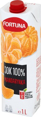 100% Saft ohne Zucker Mandarine