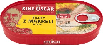 King Oscar filety z makreli w oleju