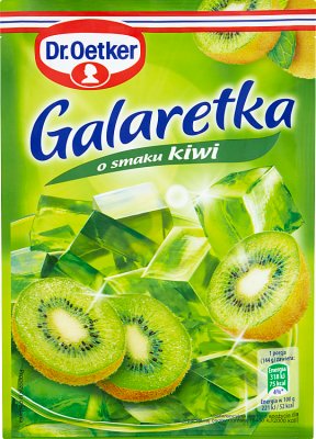 Dr. Oetker jelly with the taste of kiwi