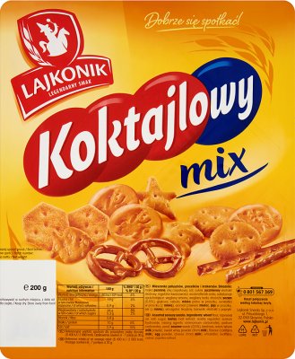 Lajkonik Cocktail mix A mixture of pretzels and crackers