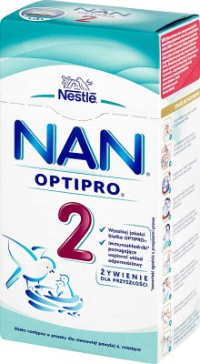 Nestle NAN Pro 2 mleko następne dla niemowląt BIFIDUS, OPTI PRO, LC PUFA