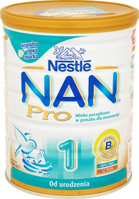 Nestle NAN Pro 1 mleko modyfikowane w proszku dla niemowląt