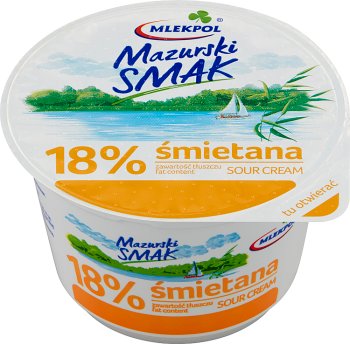 Mlekpol Mazurski Smak cream 18%
