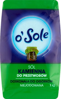 O'Sole sól kamienna niejodowana