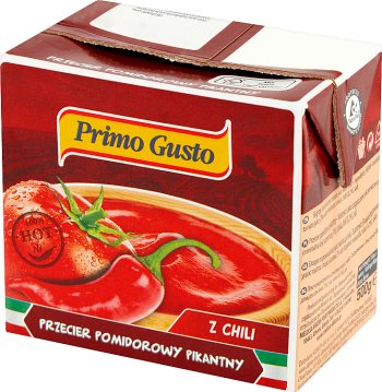 gusto tomatera légèrement épaissi jus de tomate avec du piment