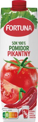 Fortuna sok 100% pomidorowy Tabasco