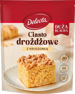 une grande feuille de levure gâteau