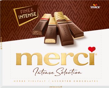 Merci A collection of dessert chocolates