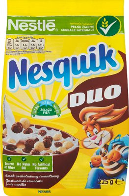 Nestle nesquik cereal chocolate duo