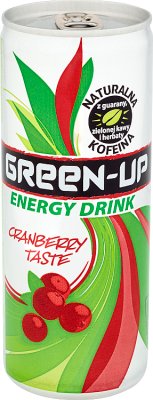 vert -up boisson énergétique peut canneberges