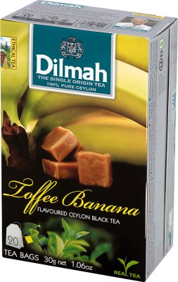 tea toffee banana with aromas of caramel and banana