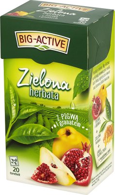 Big-Active Zielona herbata z pigwą i granatem