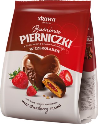 Skawa Pierniczki w czekoladzie baśniowe z nadzieniem truskawkowym