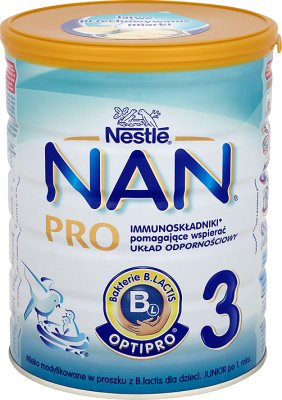 Nestle NAN Pro 3 mleko następne w proszku dla niemowląt