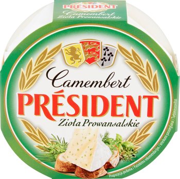 President Camembert ser pleśniowy Zioła Prowansalskie