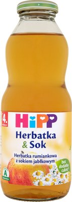 HiPP herbatka rumiankowa z sokiem jabłkowym z łagodnym wyciągiem rumianku