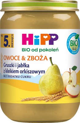 HiPP Peras y manzanas con papilla de espelta BIO