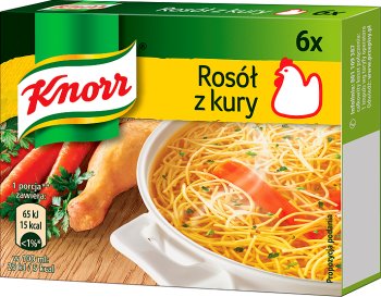 Cubes de bouillon de poulet Knorr 6