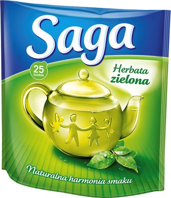 Saga herbata zielona ekspresowa torebki