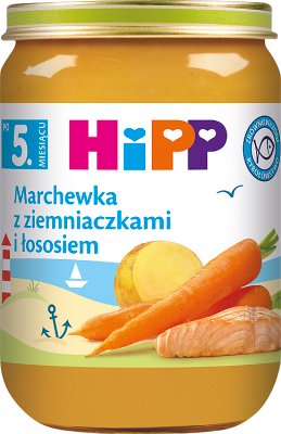 Hipp Carrots with potatoes and salmon