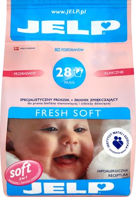 Jelp Fresh Soft 2w1 hipoalergiczny proszekdo prania + środek zmiękczajacy