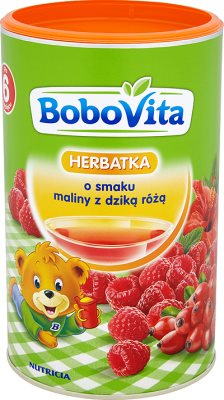 BoboVita Herbatka  z owoców natury o smaku maliny z dziką różą