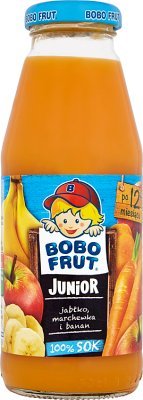 Bobo Frut Junior sok 100% jabłko, marchewka i banan