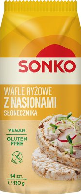 Sonko wafle ryżowe ze słonecznikiem