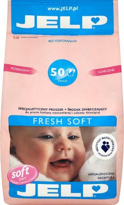 Fresh 2in1 soft hypoallergenic washing powder softener