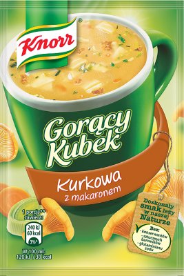 Gorący Kubek Knorr zupa w proszku kurkowa z makaronem