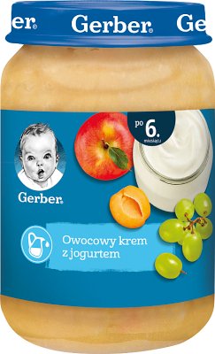 Gerber Deser Owocowy krem z jogurtem