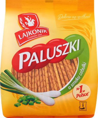 Lajkonik paluszki o smaku cebulki