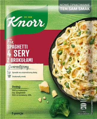 Knorr Fix Spaghetti 4 cheese with broccoli