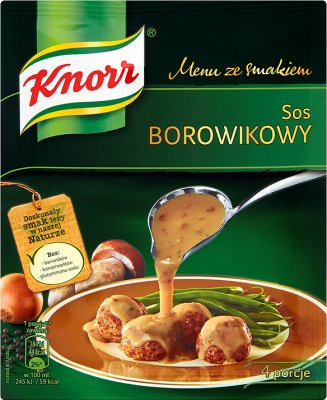 Knorr Menu ze smakiem Sos borowikowy