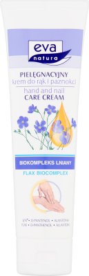 linen care cream for hands and nails to dry and chapped hands with linseed biocomplex