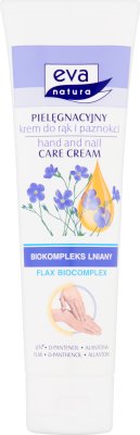 Leinen Pflegecreme für Hände und Nägel zu trocknen und rissige Hände mit Leinsamen Biocomplex