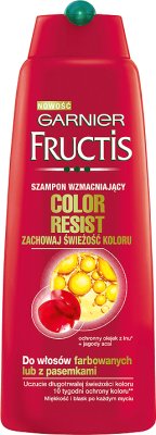 Garnier Fructis Color Resist szampon wzmacniający dla włosów farbowanych i z pasemkami
