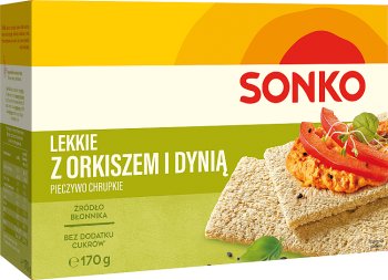 Sonko pieczywo lekkie z orkiszem i dynią