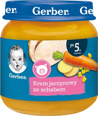 Gerber zupka  Krem jarzynowy ze schabem