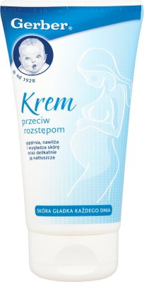 Crema de la marca del estiramiento