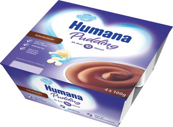 Humana Deserek mleczny czekoladowy 4x100g