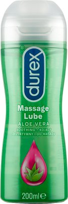 Jouer gel de massage 2en1 et gel hydratant avec l'aloe vera apaisante intime