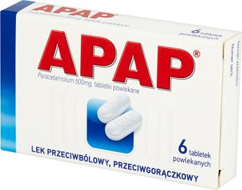 Apap tabletki przeciwbólowe