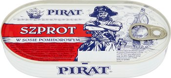 Pirat Szprot popularny w sosie pomidorowym